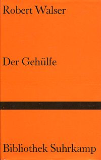 Walser, Der Gehülfe. (Umschlag)