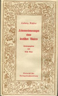 Richter, Lebenserinnerungen eines deutschen Malers. (Umschlag)