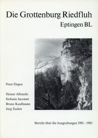 Die Grottenburg Riedfluh, Eptingen BL. (Umschlag)