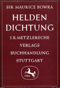 Bowra, Heldendichtung. (Umschlag)