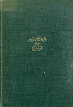 Scheffler, Der Geist der Gotik. (Umschlag)