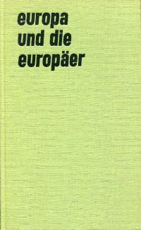 Beloff, Europa und die Europäer. (Umschlag)