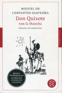 Cervantes Saavedra, Leben und Taten des scharfsinnigen Edlen Don Quixote von la (Umschlag)