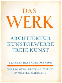 Das Zwinglihaus in Zürich-Wiedikon. (Umschlag)