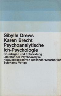 Drews, Psychoanalytische Ich-Psychologie. (Umschlag)