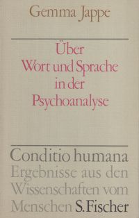 Jappe, Über Wort und Sprache in der Psychoanalyse. (Umschlag)