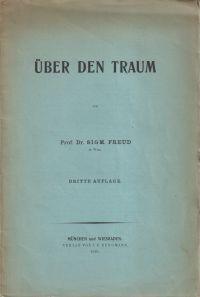 Freud, Über den Traum. (Umschlag)