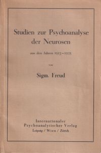 Freud, Studien zur Psychoanalyse der Neurosen aus den Jahren 1913-1925. (Umschlag)