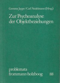 Jappe, Zur Psychoanalyse der Objektbeziehungen. (Umschlag)