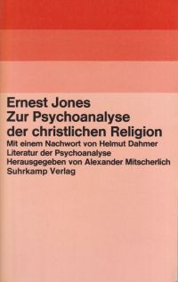 Jones, Zur Psychoanalyse der christlichen Religion. (Umschlag)