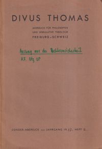 Utz, Ausweg aus der Rechtsunsicherheit. (Umschlag)