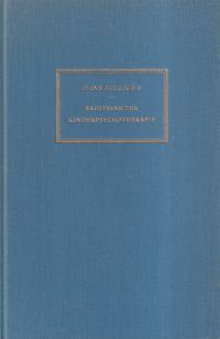 Zulliger, Bausteine zur Kinderpsychotherapie und Kindertiefenpsychologie. (Umschlag)