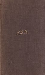 Rilke, Duineser Elegien ; Die Sonette an Orpheus. (Umschlag)