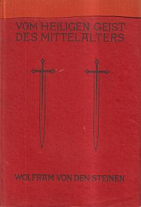 Steinen, Vom heiligen Geist des Mittelalters. (Umschlag)