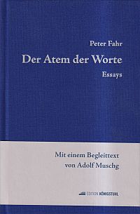 Fahr, Der Atem der Worte. (Umschlag)