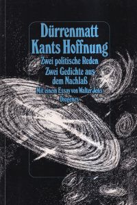 Dürrenmatt, Kants Hoffnung. (Umschlag)