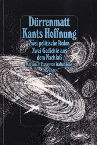 Dürrenmatt, Kants Hoffnung. (Umschlag)